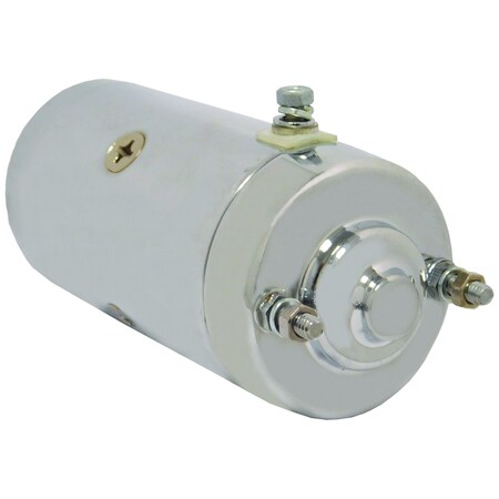 Wai Global Starter, STRPRES DD CHROME, 12 Volt, CCW, 10Tooth Pinion 5780CN